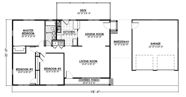 House Plan House Plan #18783 Drawing 1