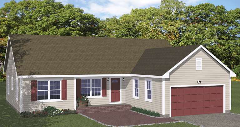 House Plan House Plan #18784 Front Elevation
