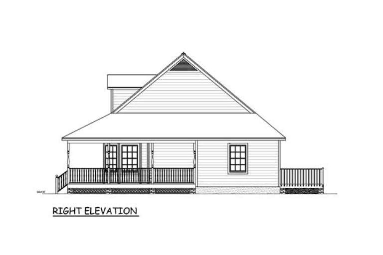 Farmhouse House Plan #526-00005 Elevation Photo