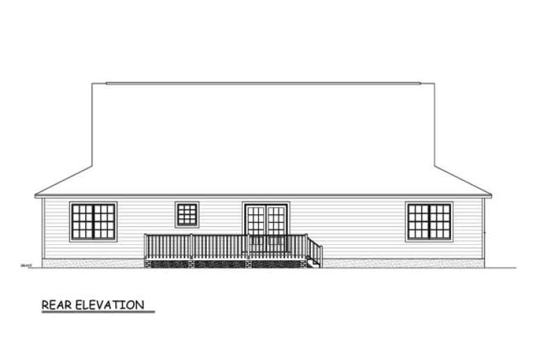 Farmhouse House Plan #526-00005 Elevation Photo