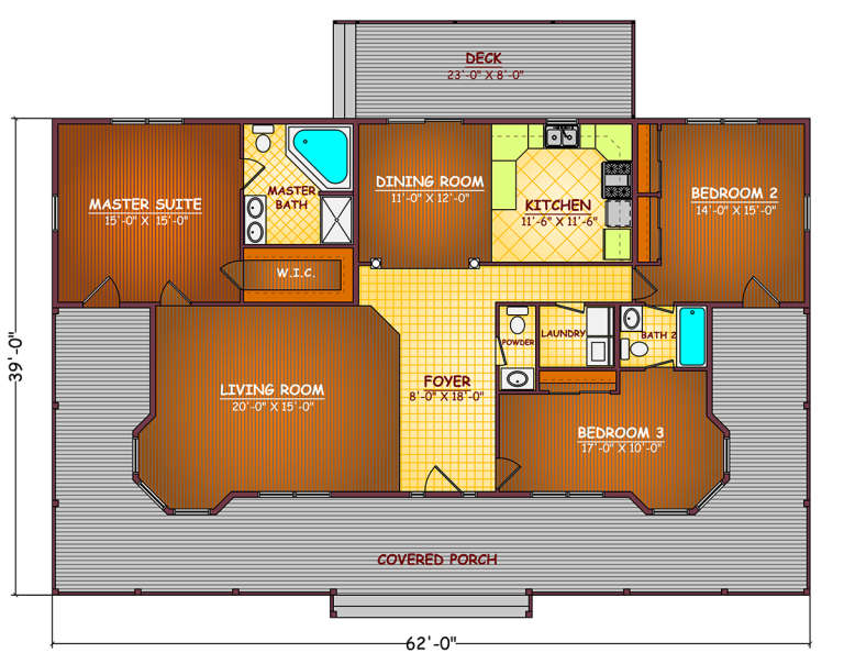 House Plan House Plan #18786 Drawing 1