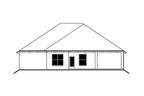 Ranch House Plan #677-00001 Elevation Photo