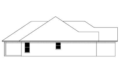 Ranch House Plan #677-00001 Elevation Photo