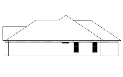 Ranch House Plan #677-00001 Elevation Photo