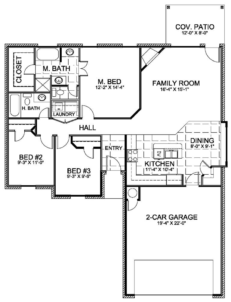 House Plan House Plan #18788 Drawing 1