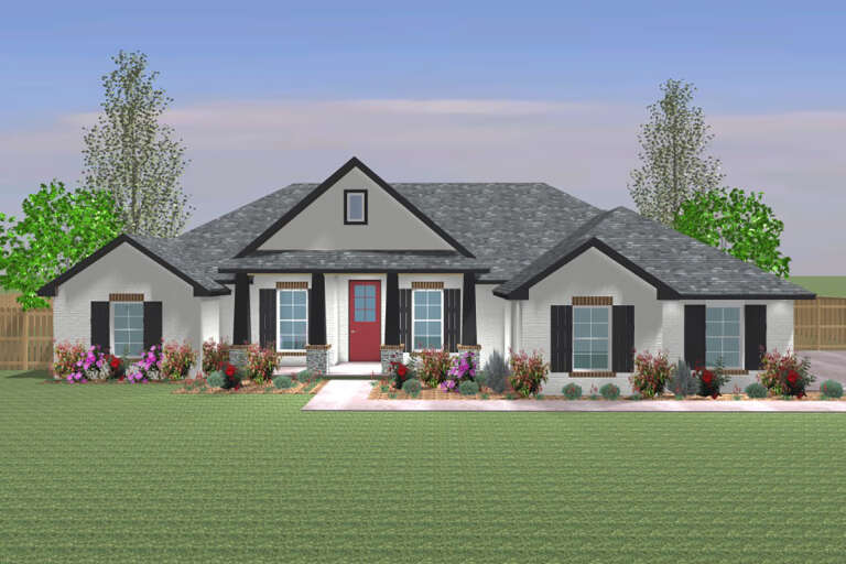 House Plan House Plan #18792 Front Elevation 
