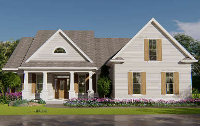 Ranch House Plan #699-00092 Elevation Photo