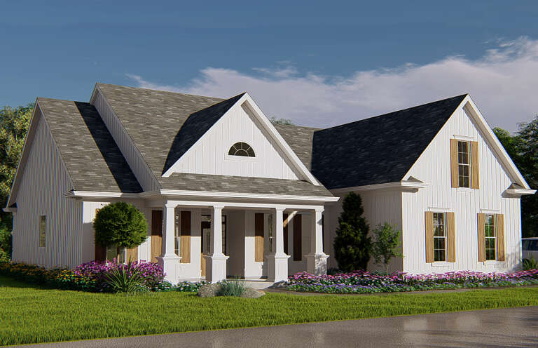 Ranch House Plan #699-00092 Elevation Photo