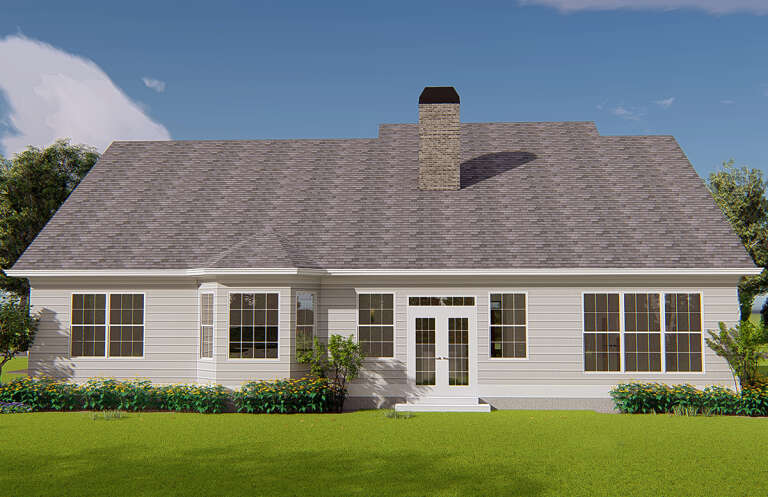 Ranch House Plan #699-00092 Elevation Photo