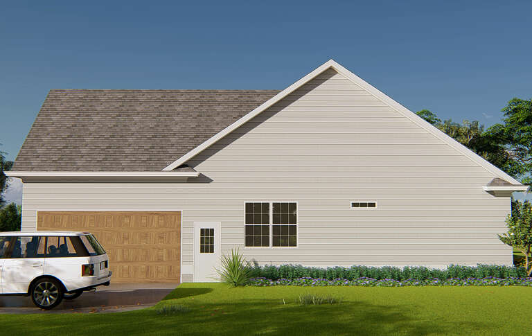 Ranch House Plan #699-00092 Elevation Photo