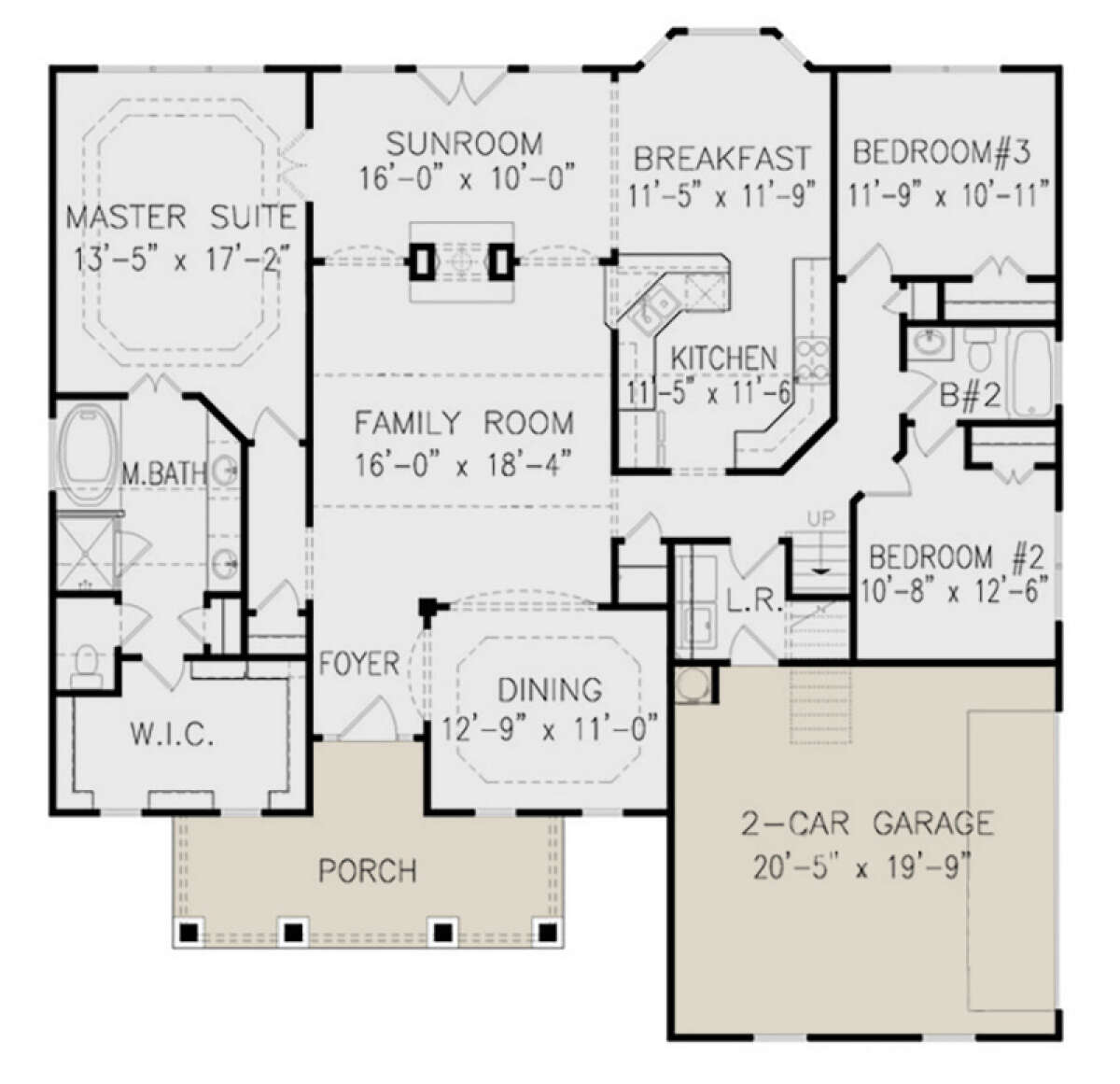 Main Floor  for House Plan #699-00092