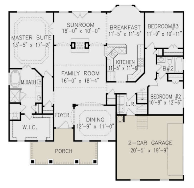 House Plan House Plan #18794 Drawing 1