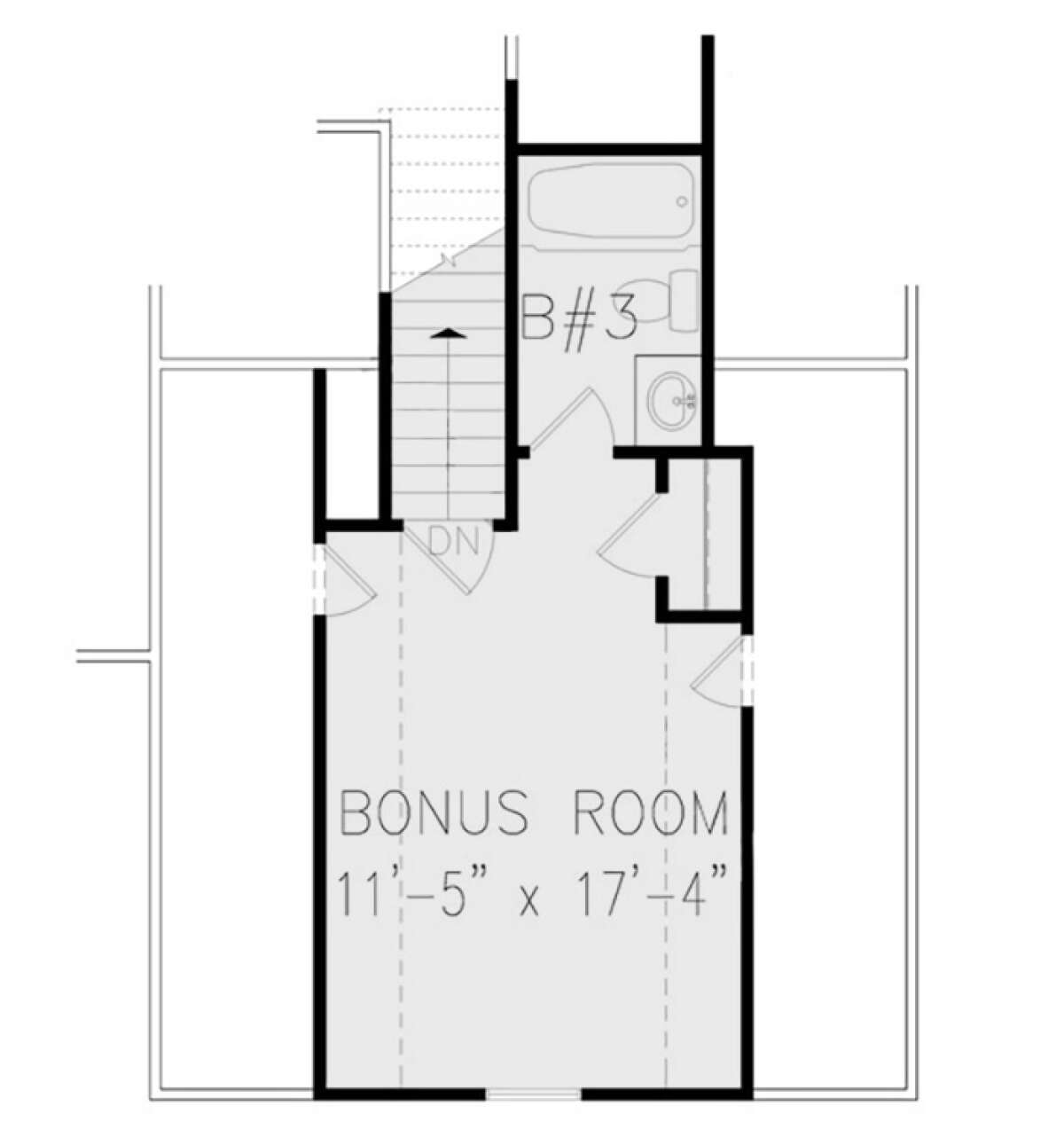 Bonus Room for House Plan #699-00092