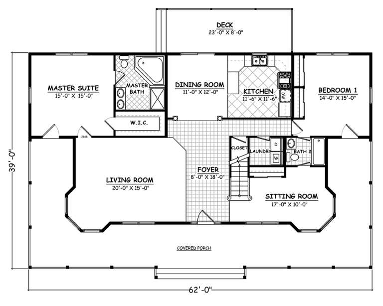House Plan House Plan #18797 Drawing 1