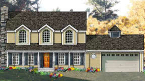Country House Plan #033-00023 Elevation Photo