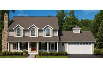Country House Plan #033-00023 Elevation Photo