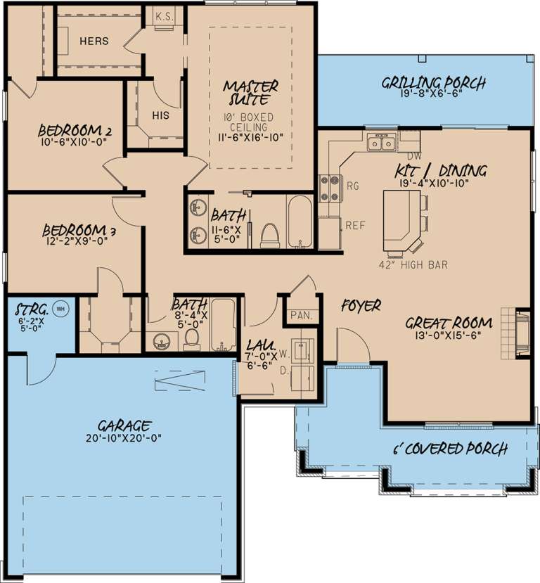 House Plan House Plan #18800 Drawing 1