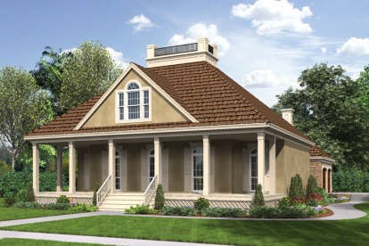 Southern House Plan #048-00258 Elevation Photo