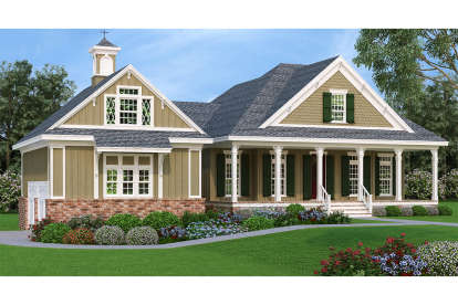 Southern House Plan #048-00259 Elevation Photo