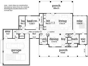 Floorplan 1 for House Plan #048-00259