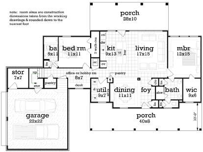 House Plan House Plan #18802 Drawing 1