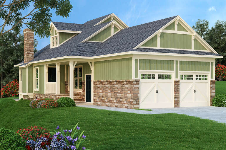 House Plan House Plan #18803 Front Elevation 