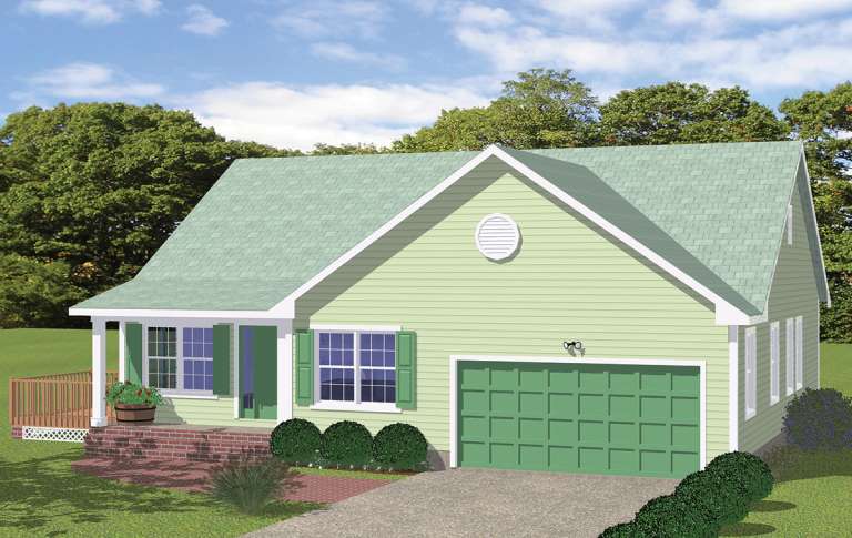 House Plan House Plan #18809 Front Elevation