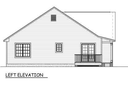 Ranch House Plan #526-00009 Elevation Photo