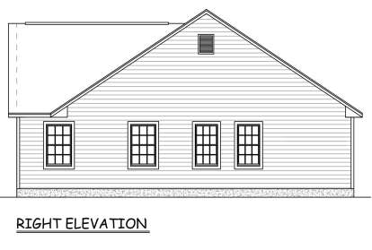 Ranch House Plan #526-00009 Elevation Photo