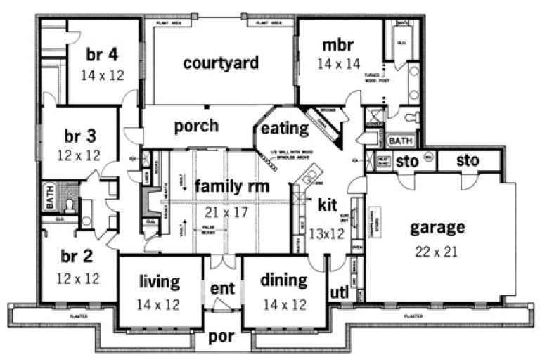House Plan House Plan #1881 Drawing 1