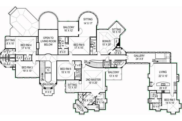 House Plan House Plan #18812 Drawing 1