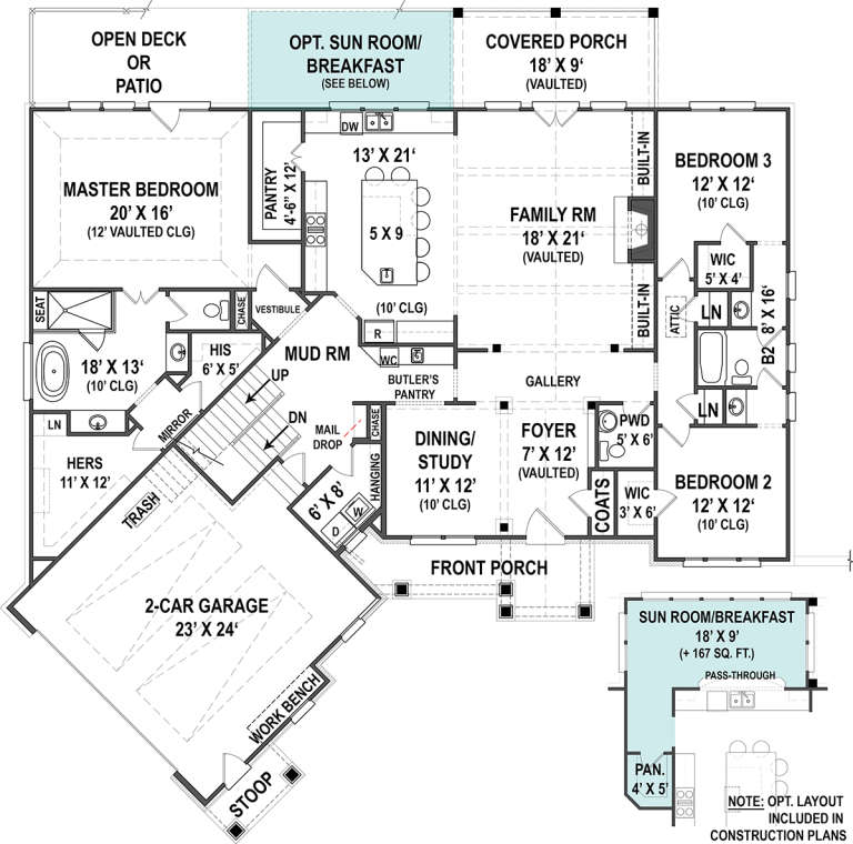 House Plan House Plan #18814 Drawing 1