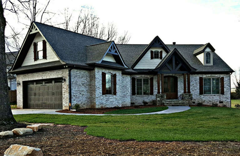 Craftsman House Plan #4195-00004 Elevation Photo