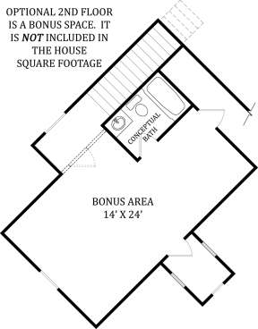 Floorplan 2 for House Plan #4195-00004