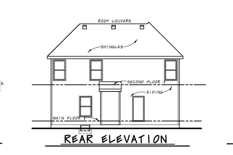 Craftsman House Plan #402-01484 Elevation Photo