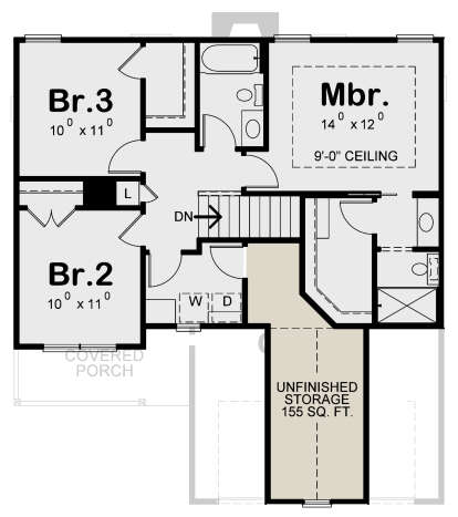 Second Floor for House Plan #402-01484