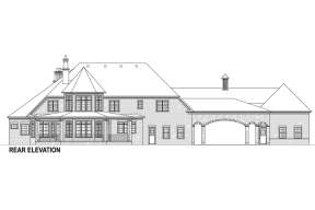 French Country House Plan #4195-00007 Elevation Photo
