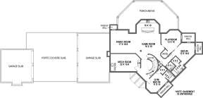 Basement for House Plan #4195-00007