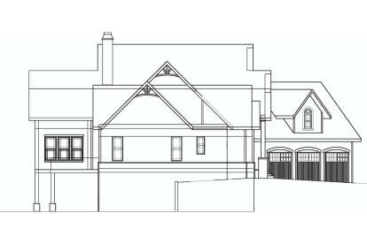 Lake Front House Plan #4195-00010 Elevation Photo