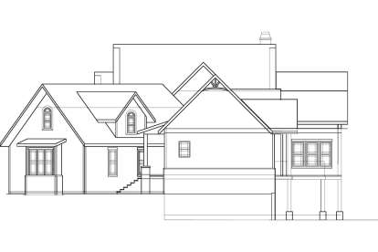 Lake Front House Plan #4195-00010 Elevation Photo