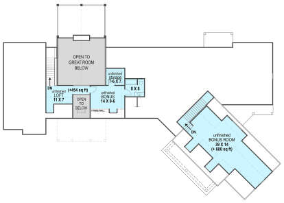 Second Floor for House Plan #4195-00011