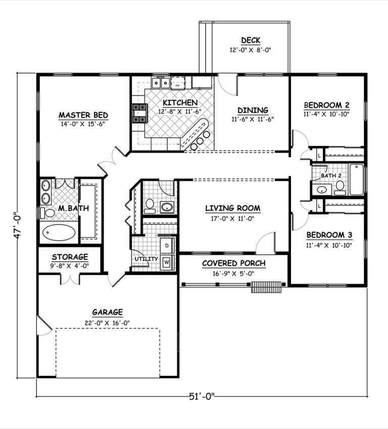 House Plan House Plan #18834 Drawing 1