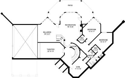 Floorplan 3 for House Plan #4195-00013