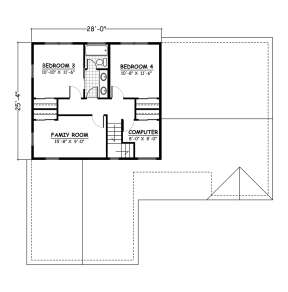 Floorplan 2 for House Plan #526-00016
