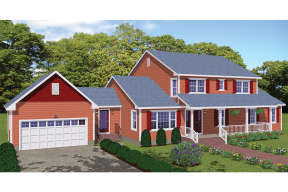 Country House Plan #526-00017 Elevation Photo