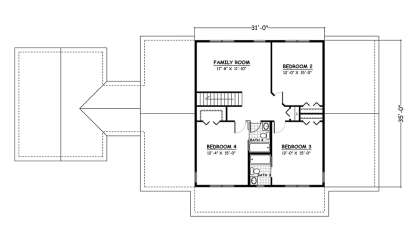 Floorplan 2 for House Plan #526-00017