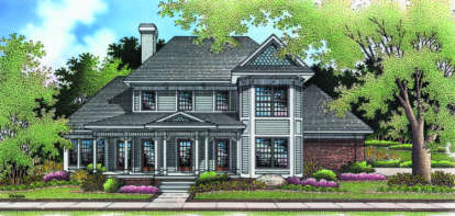 Victorian House Plan #048-00141 Elevation Photo