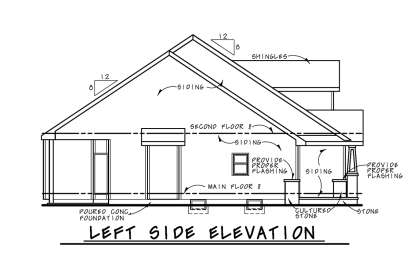 Craftsman House Plan #402-01489 Elevation Photo