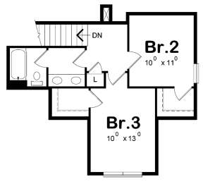 Floorplan 2 for House Plan #402-01489