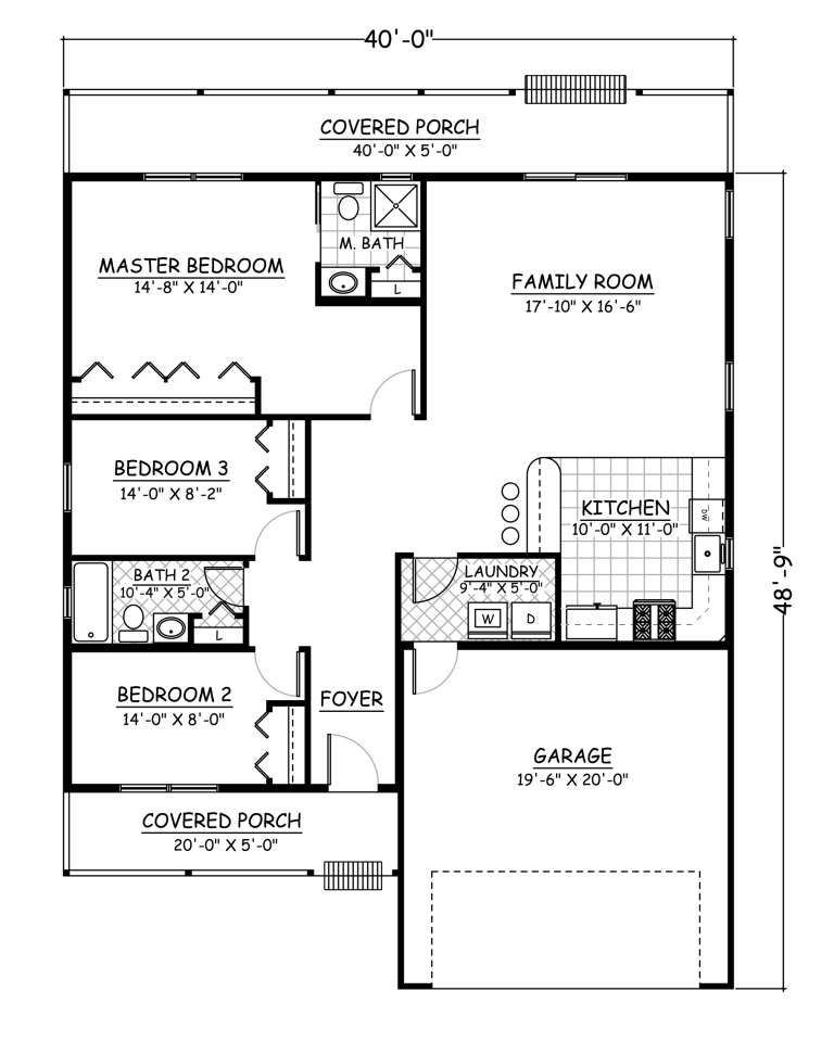 House Plan House Plan #18841 Drawing 1